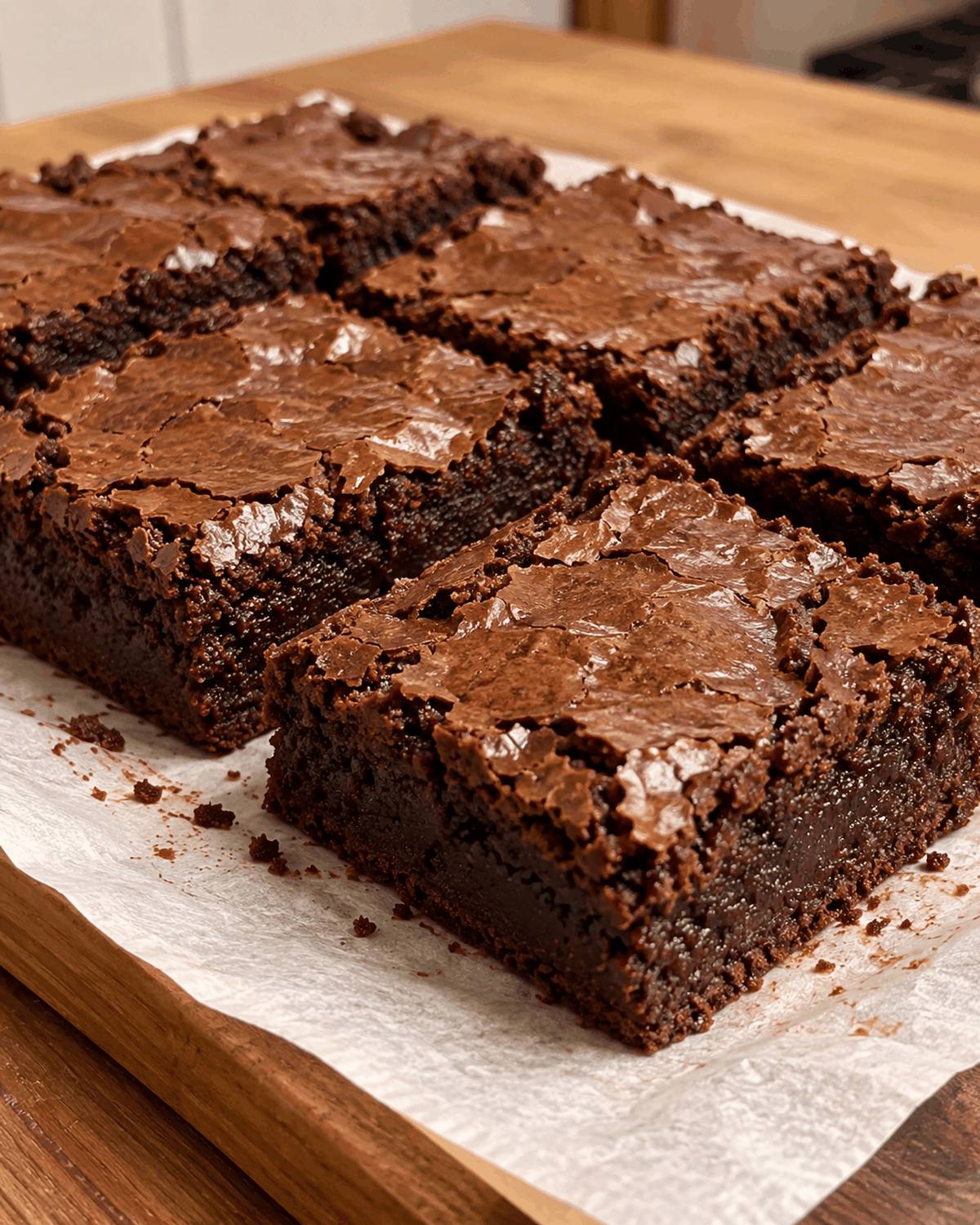 Brownie Clássico de Chocolate com Casquinha