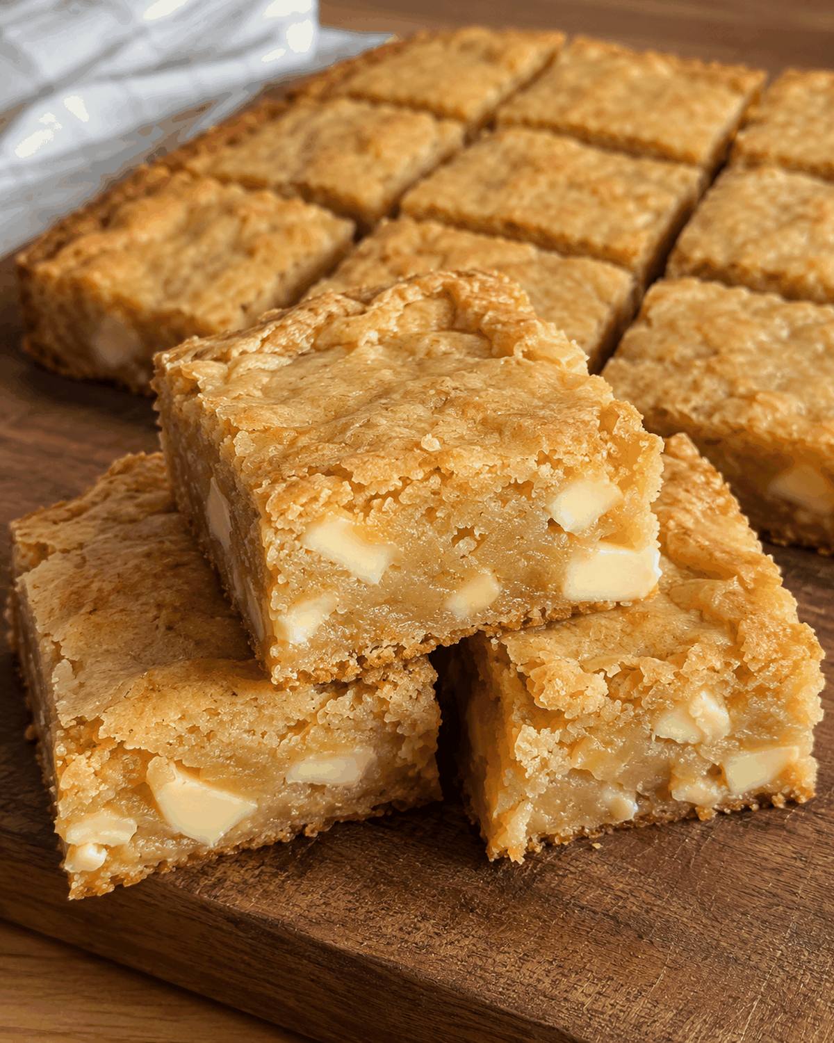 Brownie de Chocolate Branco — Blondie