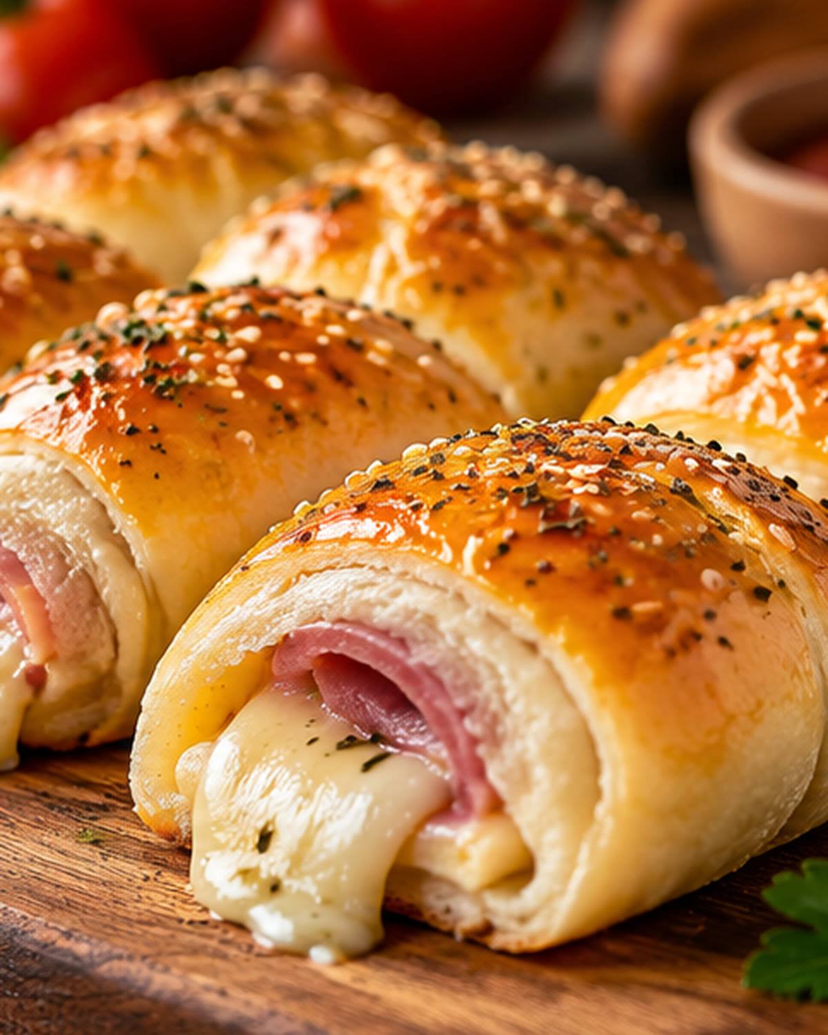 Brazilian Ham and Cheese Joelho Rolls